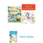 Bloomsbury USB - Wind-Up Busy Car + Alice In Wonderland + Heidi
