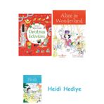 Bloomsbury Usborne - Wipe-Clean Christmas Activities + Alice In Wonderland + Heidi