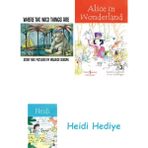 Bloomsbury Where The Wild Things Are: 60TH Anniversary Edition + Alice In Wonderland + Heidi