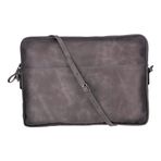 BloomSleeve Leeds 16" Ash Gray Hakiki Deri Laptop & Tablet Kılıfı
