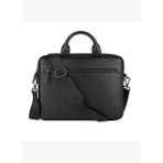 BloomUrban Shield 14" Siyah Deri Laptop / Macbook Çantası