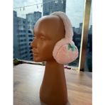 Blotch Soğuktan Koruyan Kışlık Kulaküstü Çilek Figürlü Pofuduk Pembe Renk Sevimli Pelüş Çocuk Kulaklık