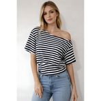 BLOUSE Yumuşak Dokulu Omuz Düşük Bluz
