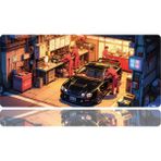 BLS 70X30 cm Büyük Boy Oyuncu Mouse Pad Kaymaz Taban Fare Altlığı Gaming Mousepad Xl - Garage - 04