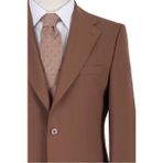 Blu 190S Klasik Takım Elbise - Kahverengi - 56