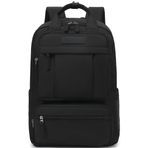 Bluboon Kadınlar için Laptop Sırt Çantası Su Geçirmez Taşıma Sırt Çantası İş Seyahat Bookbag Moda Koleji Schoolbag, Siyah, Large, Okul Sırt Çantası