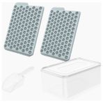 Blue-1 Set Buz Buz Topu Suyu Yükseltilmiş Soğutma Silikon Makinesi Ezilmiş Tepsiler Araçlar Içecekler Mini Ücretsiz Kahve Buz Küpü Minik Kalıp Tepsisi (Yurt Dışından) - Ice Cream Sticks - Renkli