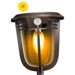Blue Apple Güneş Enerjili Hareket Sensörlü, Cob LED Duvar Aplik / BA-SL18 - Siyah