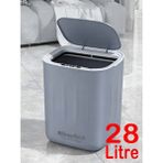 Blue Apple Sensörlü 28 Litre Çöp Kovası (Şarj Edilebilir Lityum Pilli) / GT-SC07G - Gri - 35 x 30 x 26cm