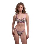 Blue Avcı Lingerie Kadın Bralet İç Çamaşır Takım (Mor, 90B)