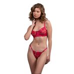 Blue Avcı Lingerie Kadın Bralet İç Çamaşır Takımı (Fuşya, 75B)