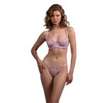Blue Avcı Lingerie Kadın Bralet İç Çamaşır Takımı (Lila, 80B)