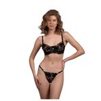Blue Avcı Lingerie Kadın Bralet İç Çamaşır Takımı (Siyah, 80B)