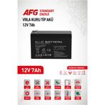 Blue Battery 12 VOLT 7 AMPER KURU TİP AKÜ 12 V 7 AH BL