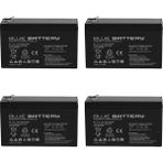Blue Battery 4 Adet Blue Battery 12V 7AH Bakımsız Kuru Akü 2025 KASIM Üretim 12 Volt 7 Amper4