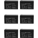Blue Battery 6 Adet Blue Battery 12V 7AH Bakımsız Kuru Akü 2025 KASIM Üretim 12 Volt 7 Amper