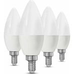 Blue Beyaz Işık LED Buji Mum Ampul 5 Watt Avize Ampulü 10 Adet E-14 Duylu 10'lu Paket