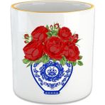 Blue Blanc Kırmızı Gül Espresso, Double Türk Kahvesi Fincanı