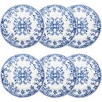 Blue Dream Pasta Tabağı Seti 6lı- 20 cm - RENKSİZ - Çok Renkli