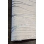 Blue Elips Desenli Gümüş Detaylı Çizgili Duvar Kağıdı(5M2)