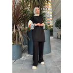 BLUE FASHION Kadın Ikili Tesettür Takım Kışlık Pike