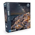 Blue Focus 1000 Parça Puzzle - Santorını