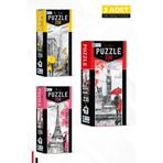Blue Focus 3 Adet 230 Parça Puzzle - New York Ve London Ve Parıs