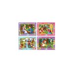Blue Focus 72 Parça 4'lü Set Frame Puzzle