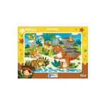 Blue Focus Dinosaurs Dinozorlar 72 Parça Puzzle