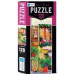Blue Focus Green Bicycle 128 Parça Puzzle