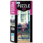 Blue Focus Red Bicycle 128 Parça Puzzle