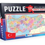 Blue Focus Türkiye Haritası Kutulu 123 Parça Puzzle