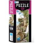 Blue Focus Waterfall Street 128 Parça Puzzle