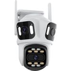 Blue Inter INT- cmR59 3-Lens 6k Full Hd Ptz Kamera Wifi Çoklu Lens Ip Kamera Kablosuz Otomatik Izleme