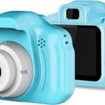 Blue İnter Unisex Çocuk Mavi Mini 1080P Hd Kamera Için Dijital Fotoğraf Makinesi Cmr9
