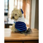 Blue Line Kapşonlu Sweatshirt Köpek Kıyafeti Köpek Elbisesi - M