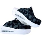 BLUE ORTHOPEDİC SABO TERLİK Gri Kamuflaj Airmax Kadın Tam Ortopedik Hastane,Doktor,Hemşire,Aşçı (39, one_size)