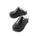 BLUE ORTHOPEDİC SABO TERLİK Kadın Sİyah Yılan Desen Ortopedik ve Anatomik (eu_footwear_size_system, adult, women, numeric, medium, numeric_38)