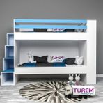 Blue Raflı Ranza Mdf - Beyaz - 100 x 100 cm