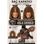 Blue Skin Care Saç Kapatıcı Pudra Yeni Nesil Saç Dolgunlaştırıcı Orta Kahve Pudra | Seyrek Sakal Saçlar için Saç Fiberi | Suda Çıkmaz beyaz saç kapatıcı