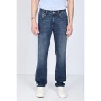 Blue White Erkek Koyu Mavi Rahat Kesim Jean Pantolon - 30