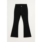 Blue White Kadın İspanyol Paça Skinny Fit Siyah Jean Pantolon