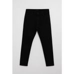 Blue White Kadın Likralı Skinny Fit Siyah Jean Pantolon