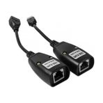 Blue Wings Kablo USB RJ45 Extender Uzatıcı - Siyah