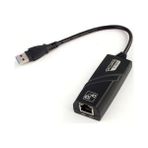 Blue Wings USB 3.0 To Ethernet RJ45 Adaptörü Gigabit 10/100/1000MBPS Çevirici Dönüştürücü USB Dönüştürücü - Siyah