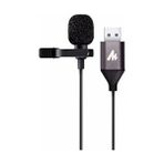 Blue Wings USB Girişli Bilgisayar Laptop Pc Mac Youtuber Yaka Mikrofonu - Siyah