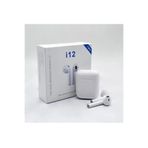 Blue WIRELESS-STEREO İ12 YENİ VERSİYON 5.0 Bluetooth Kulak içi Kulaklık IOS-ANDROID UYUMLU