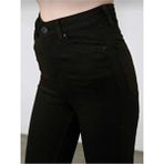 Blue Woops Ngbutika Kadın Yüksek Bel Skinny Jean Pantolon Full Likralı Dokuma Materyal Düz Model - Siyah - 29