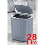 BlueApple Sensörlü 28 Litre Çöp Kovası (Şarj Edilebilir Lityum Pilli) / BA-SC07 GRİ