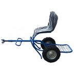 bluebee Bluebee R23 Tek Koltuklu 4.00x8 Lastikli Mini Taşıma Sele Tipi Çapa Makinesi Römorku